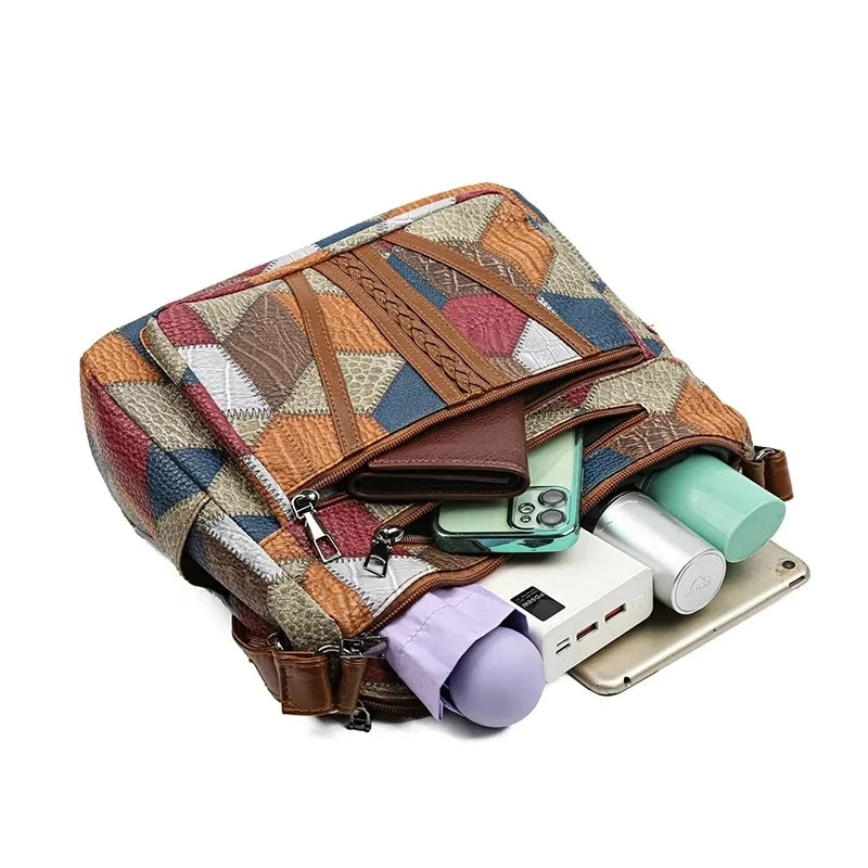 Freja | Patchwork Skuldertaske