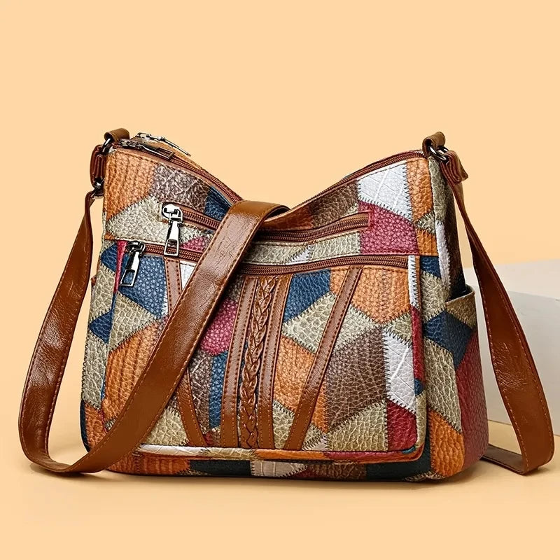 Freja | Patchwork Skuldertaske