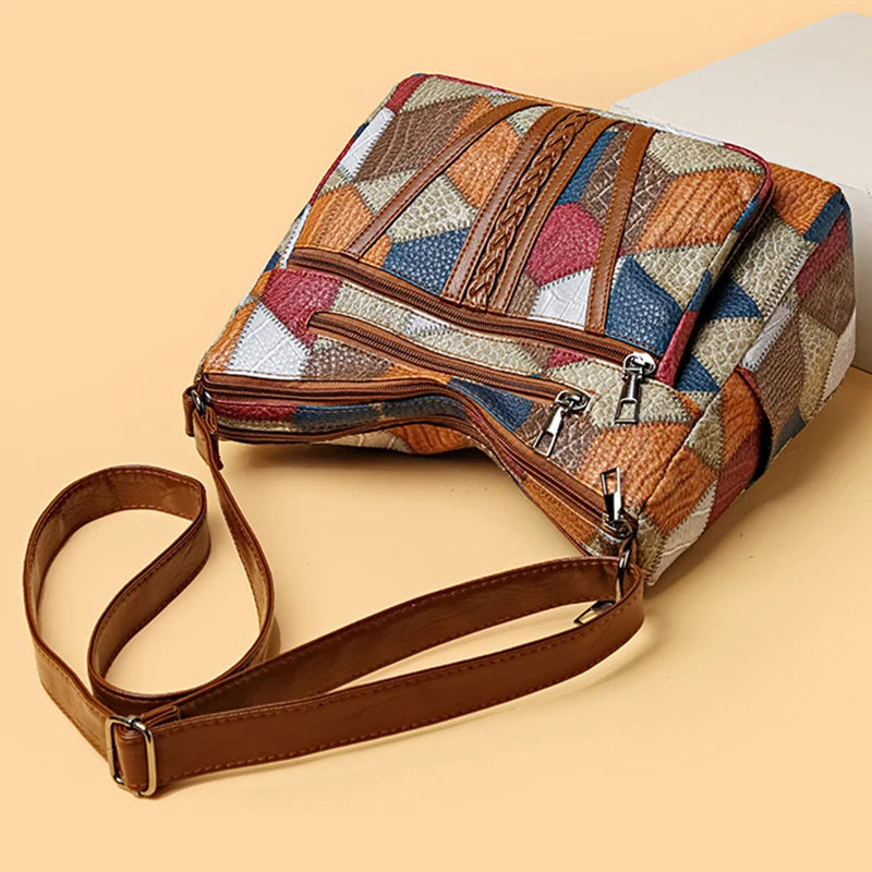 Freja | Patchwork Skuldertaske
